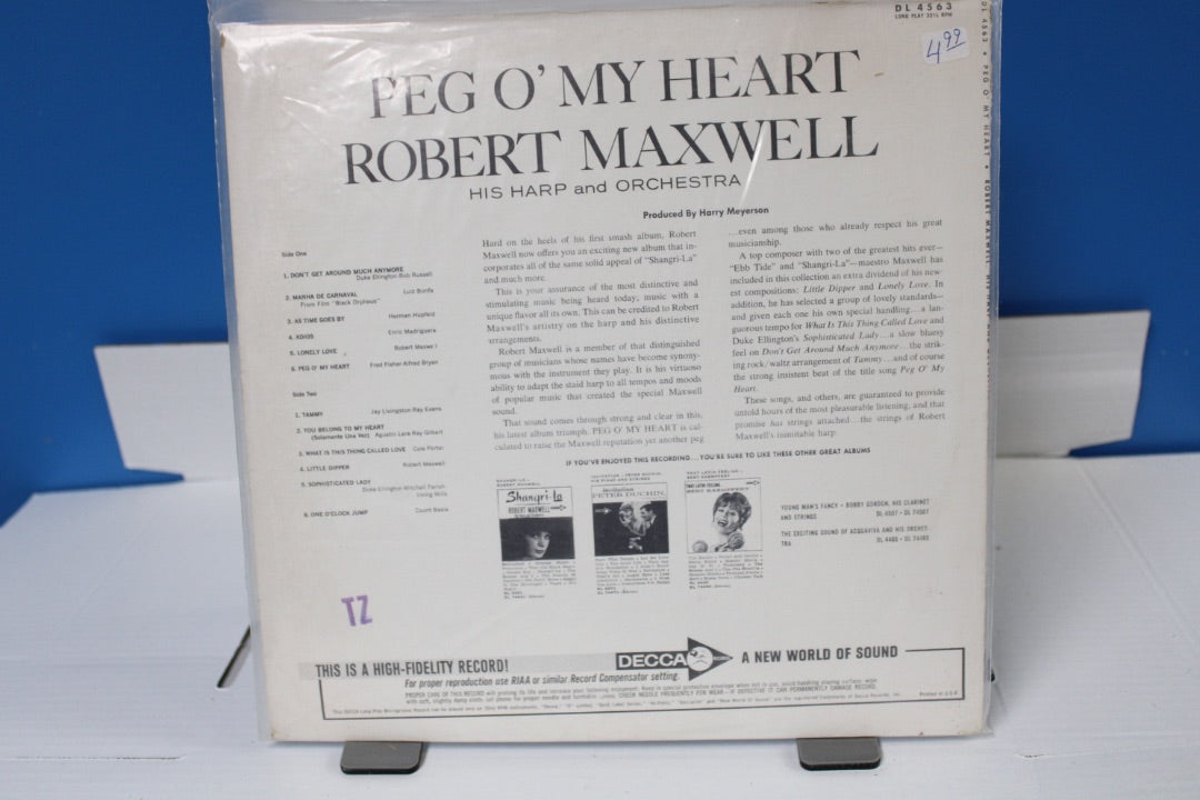 ROBERT MAXWELL HIS HARP AND ORCHESTRA