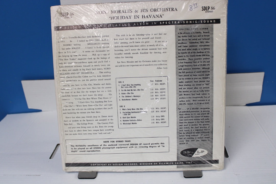 NORO MORALES ard'his orchestra Holiday Havana