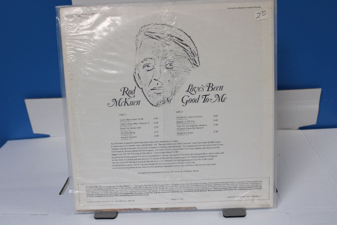 Rod McKuen / Love's Been Good To Me