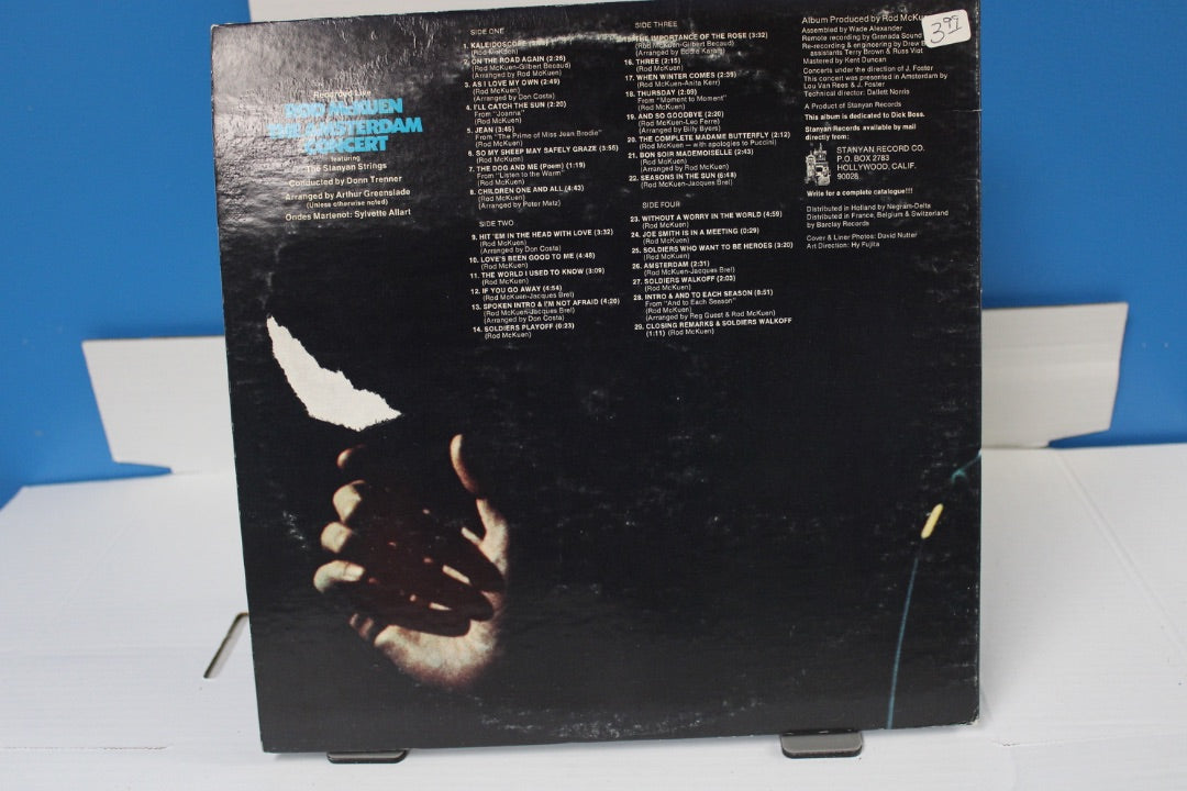 ROD McKUEN THE AMSTERDAM CONCERT