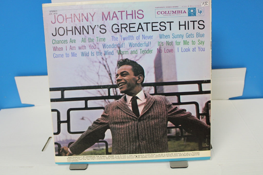 JOHNNY'S COLUMBIA GUARANTEED HIGH FIDELITY • GREATEST HITS JOHNNY MATHIS