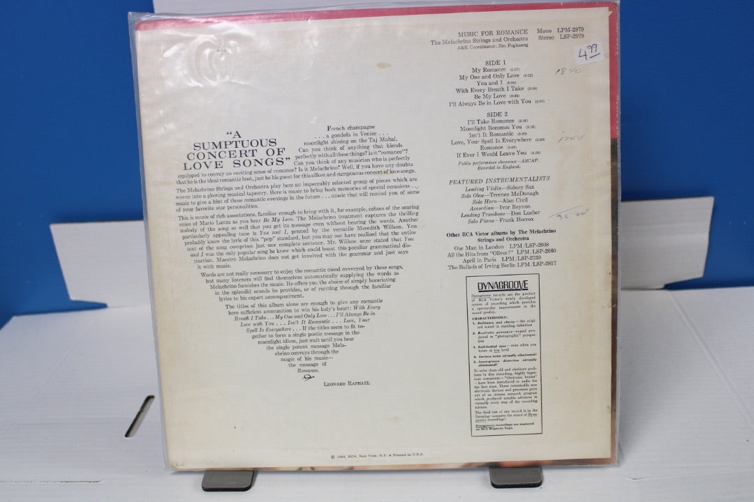 music for romance the melachrino strings and orchestra