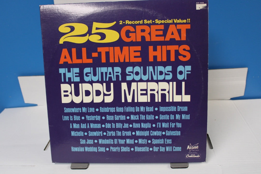25 GREAT ALL-TIME HITS THE GUITAR SOUNDS OF BUDDY MERRILL
