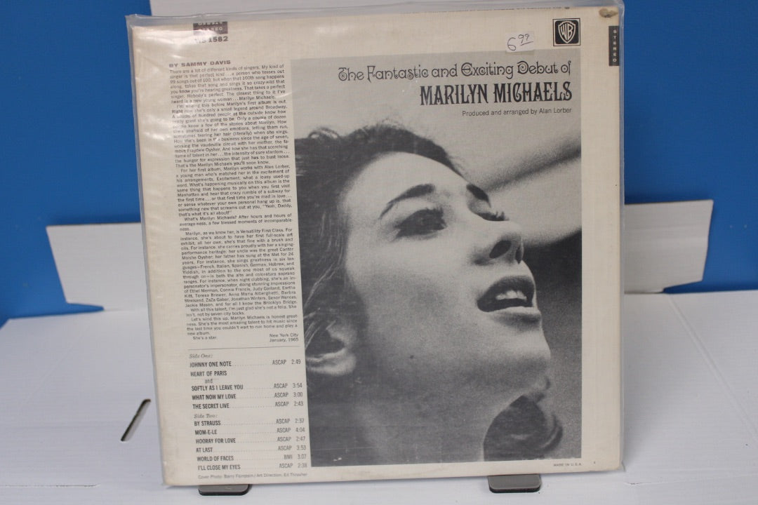 The Fantastie and Exciting Debut of MARILYN MIGHAELS