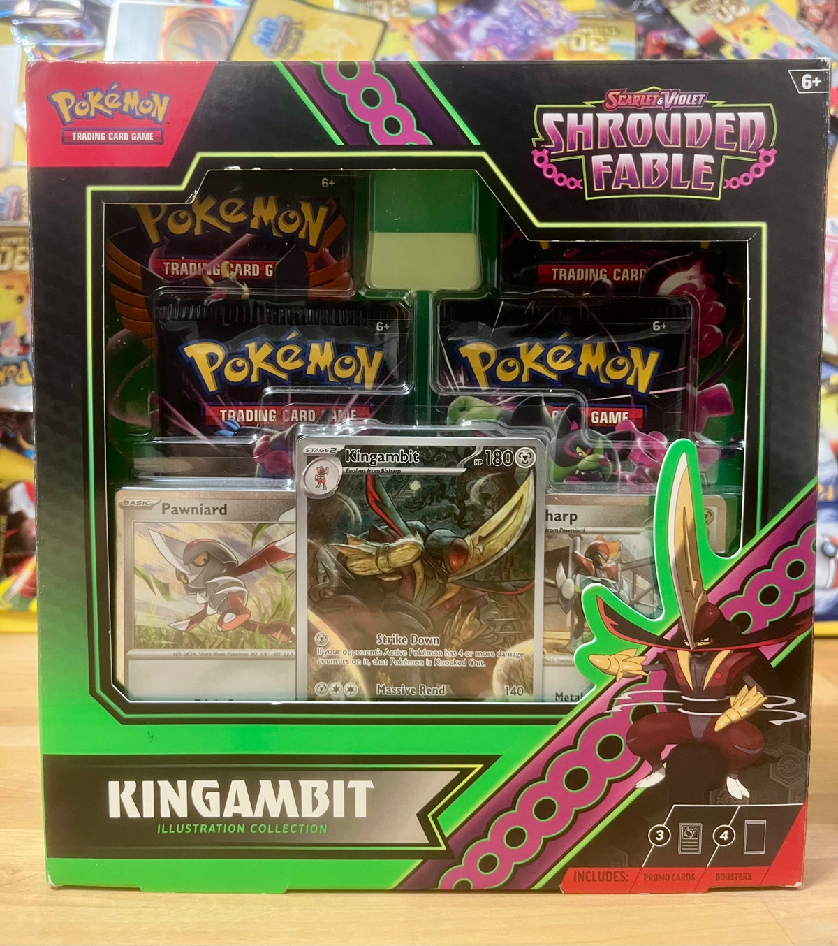 Pokémon TCG Scarlet & Violet – Shrouded Fable Kingambit Illustration Collection
