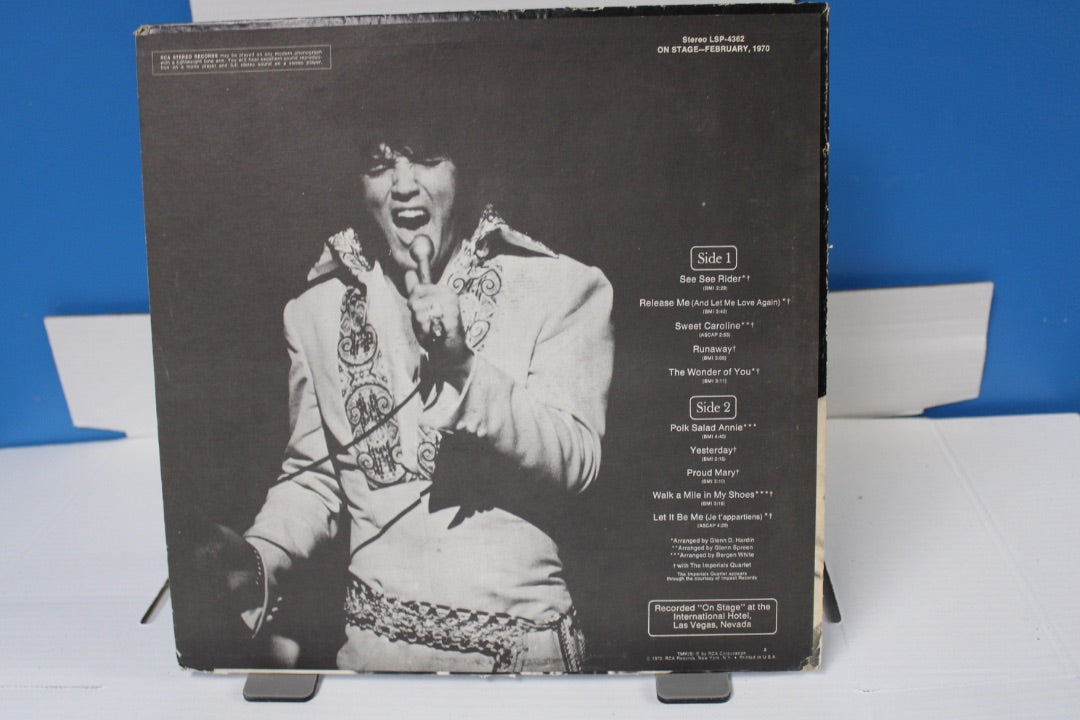 Elvis Feb 1970 On Stage