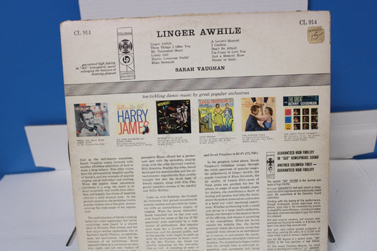 Sarah Vaughan Linger Awhile