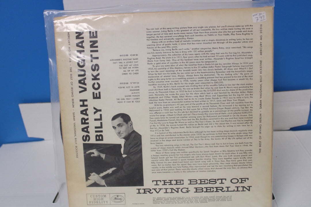 Irving Berlin Sing the best of