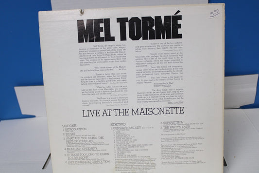 Mel Torme Live at the Maisonette