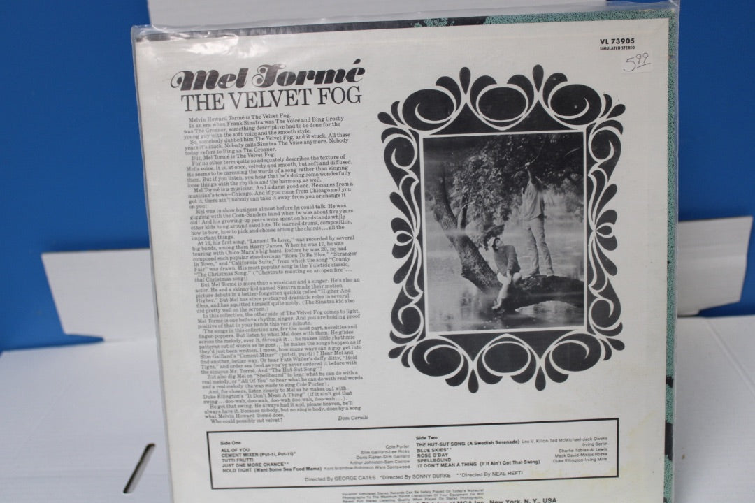 Mel Torme the Velvet fog