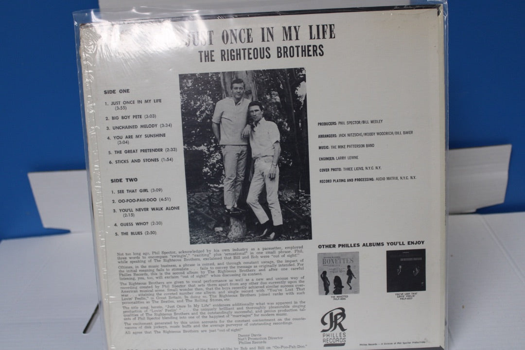 Righteous Brothers Just Once in my Life