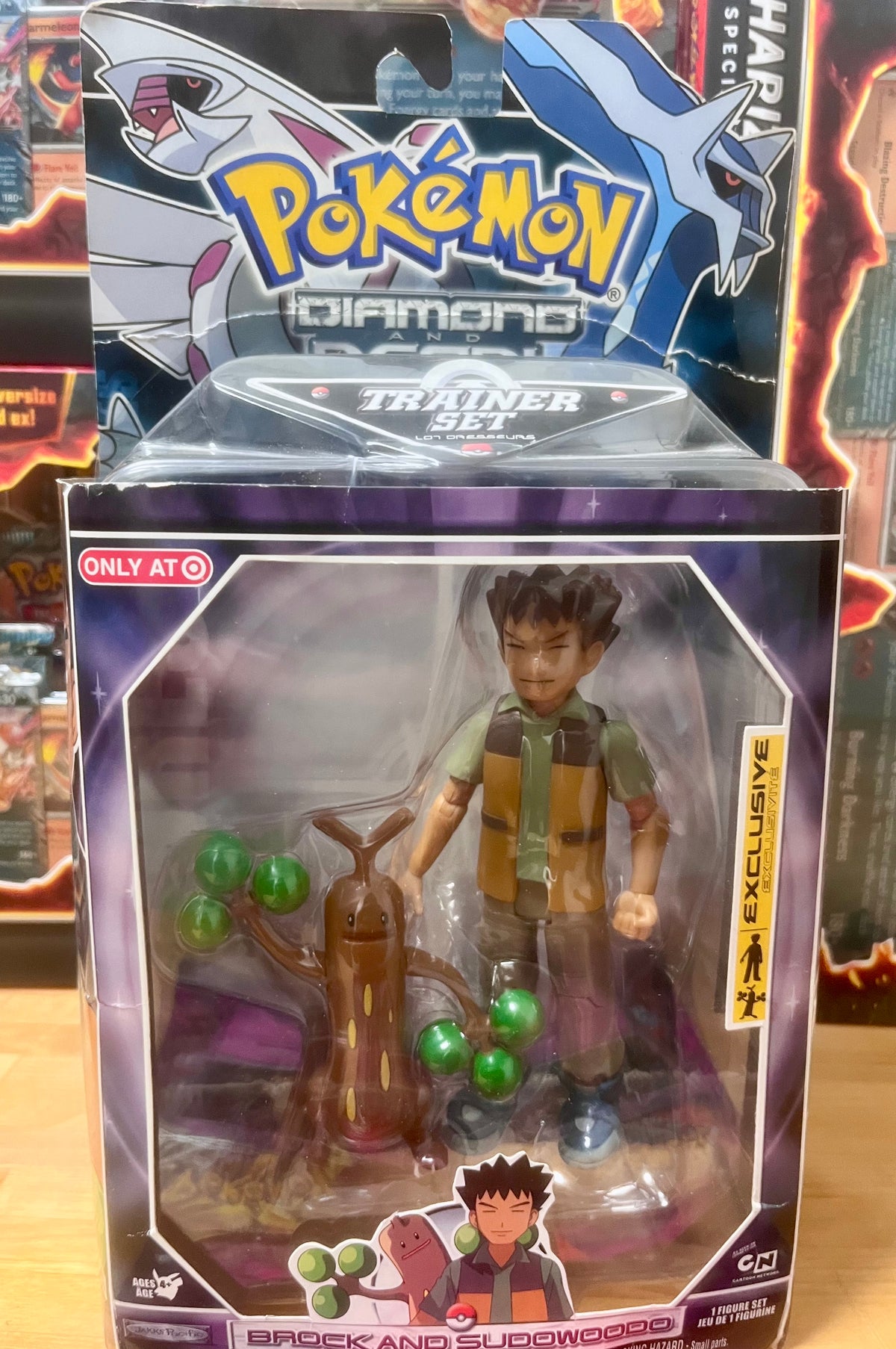 Pokémon Diamond & Pearl Brock and Sudowoodo Figure Set-Exclusive