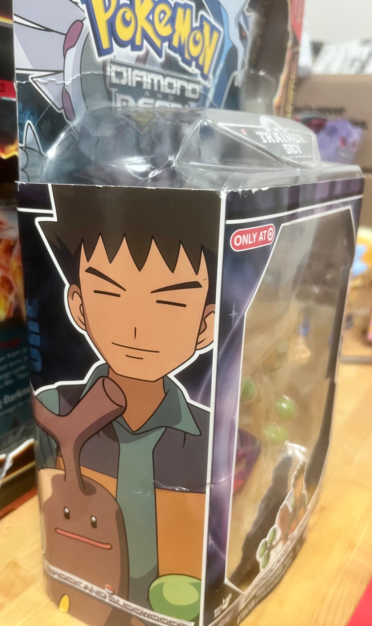 Pokémon Diamond & Pearl Brock and Sudowoodo Figure Set-Exclusive
