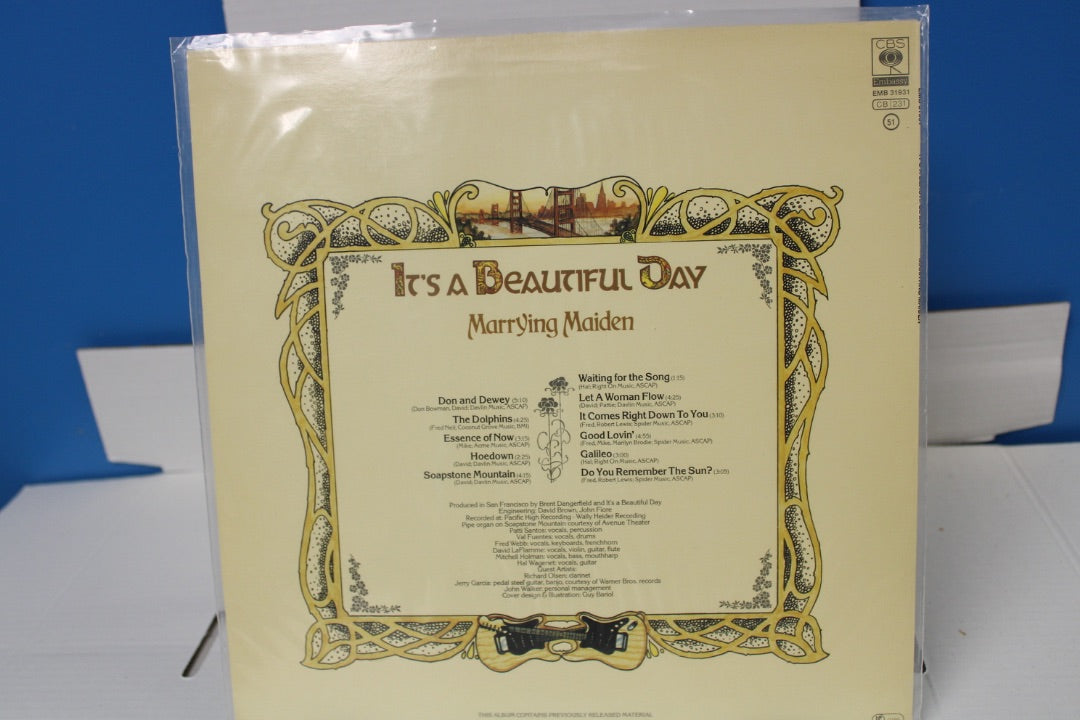 It's a BEAUTIFUL DAY Marrying Maiden