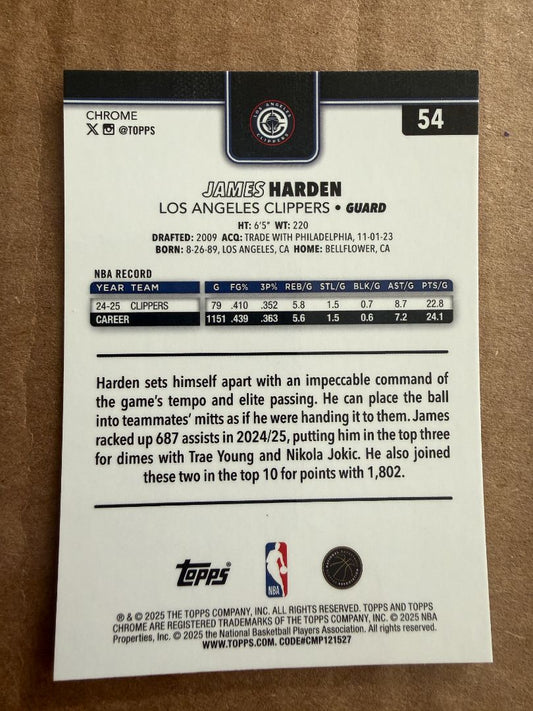 James Harden RWB Refractor