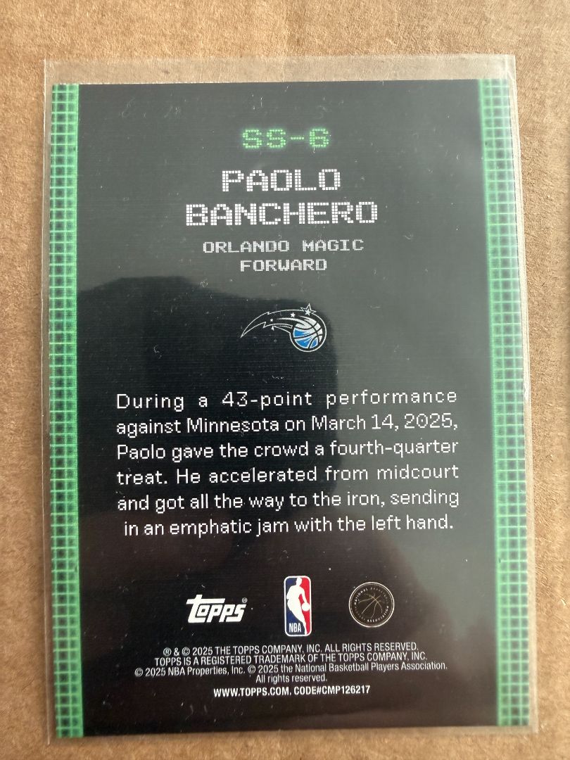 Paolo Banchero Scan & Slam