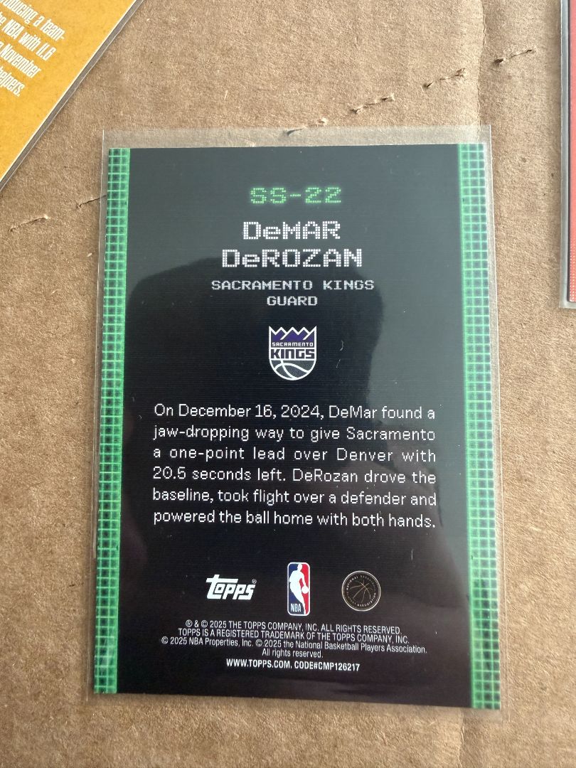Demar DeRozan Scan & Slam