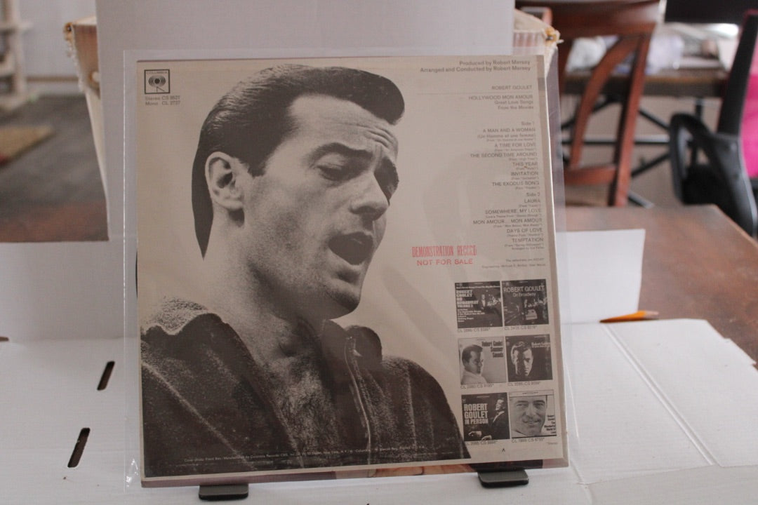 ROBERT GOULET HOLLYWOOD MON AMOUR Deonstration Record
