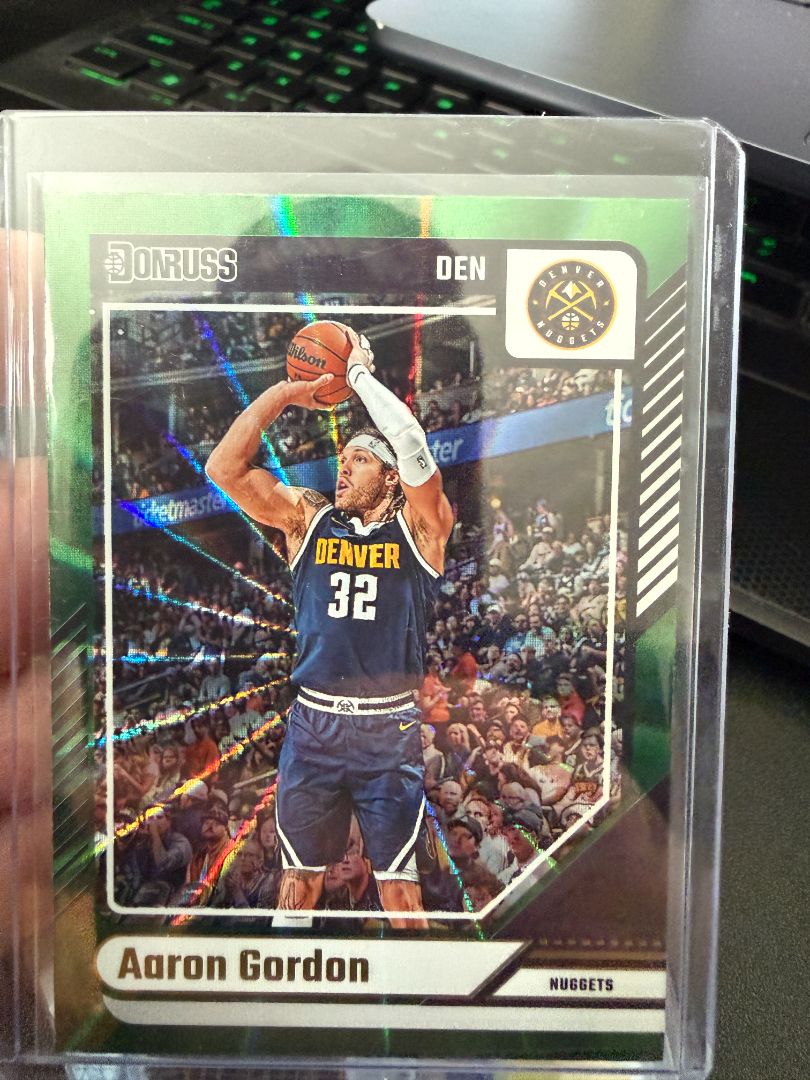Aaron Gordon Green Laser Holo