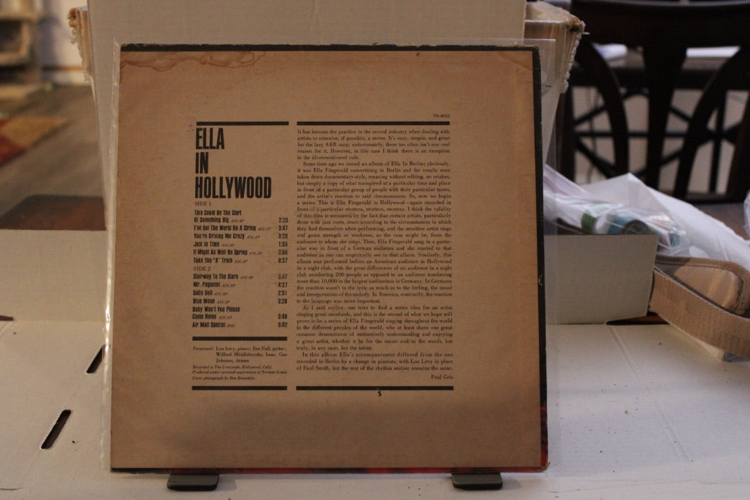 ELLA IN HOLLYWOOD Recorded live at the Crescendo