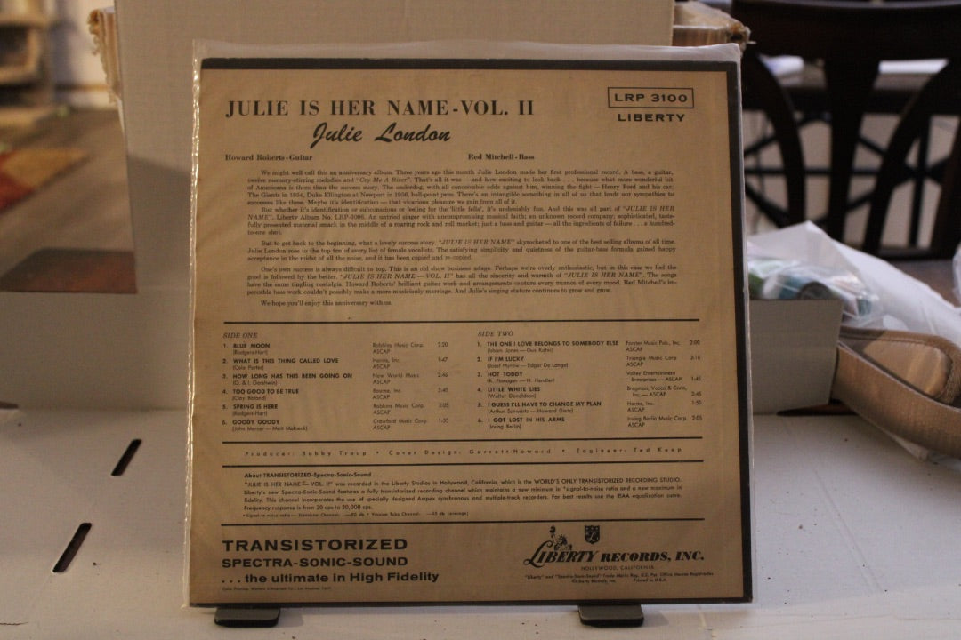 JULIE LONDON Julie is her Name