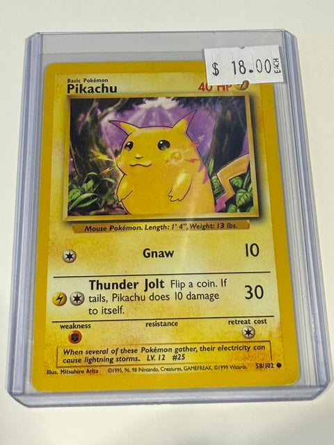 Pikachu 58/102