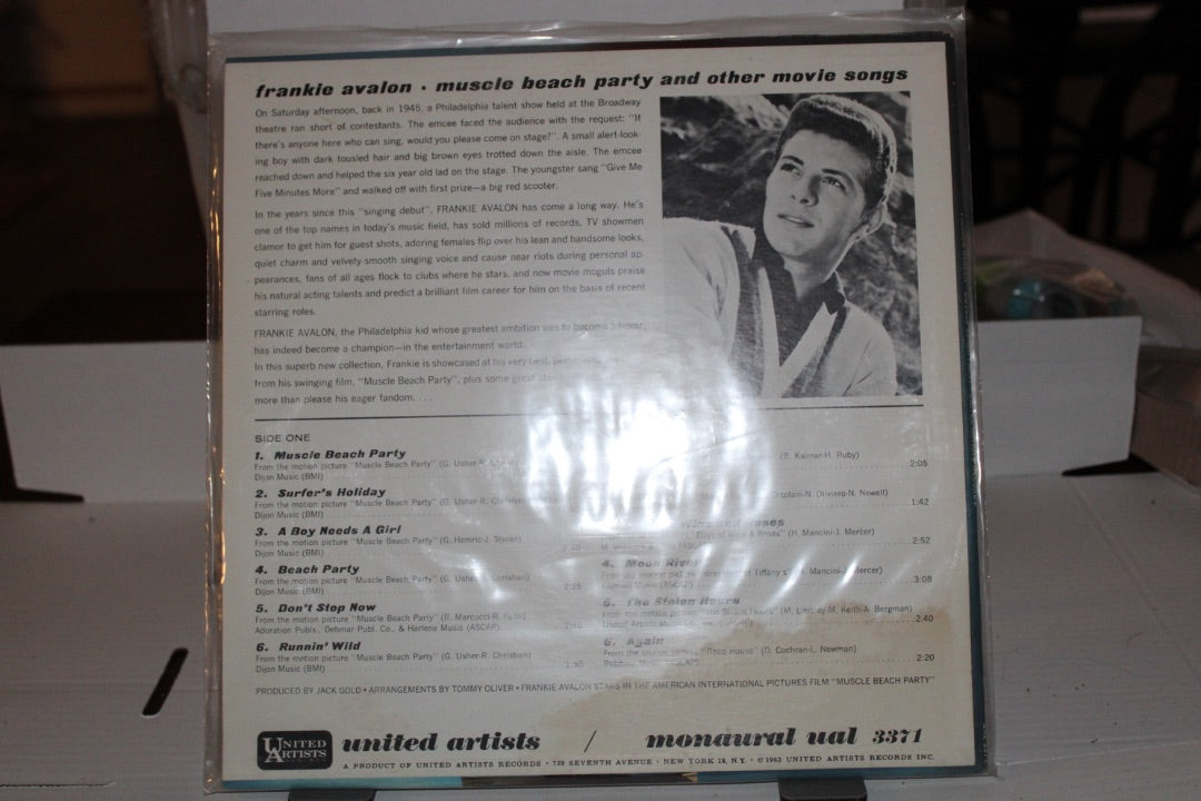 FRANKIE AVALON Muscle Beach Party