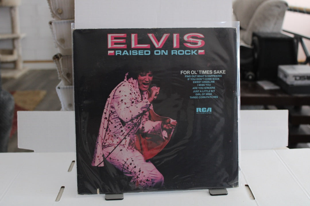 ELVIS PRESLEY VINYL ALBUM - RAISED ON ROCK