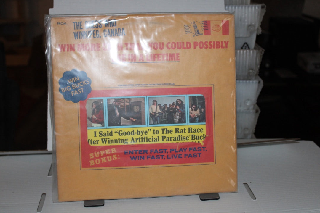 Guess Who Artificial Paradise 1973 U.S.A. Vinyl LP Envelope sleeve