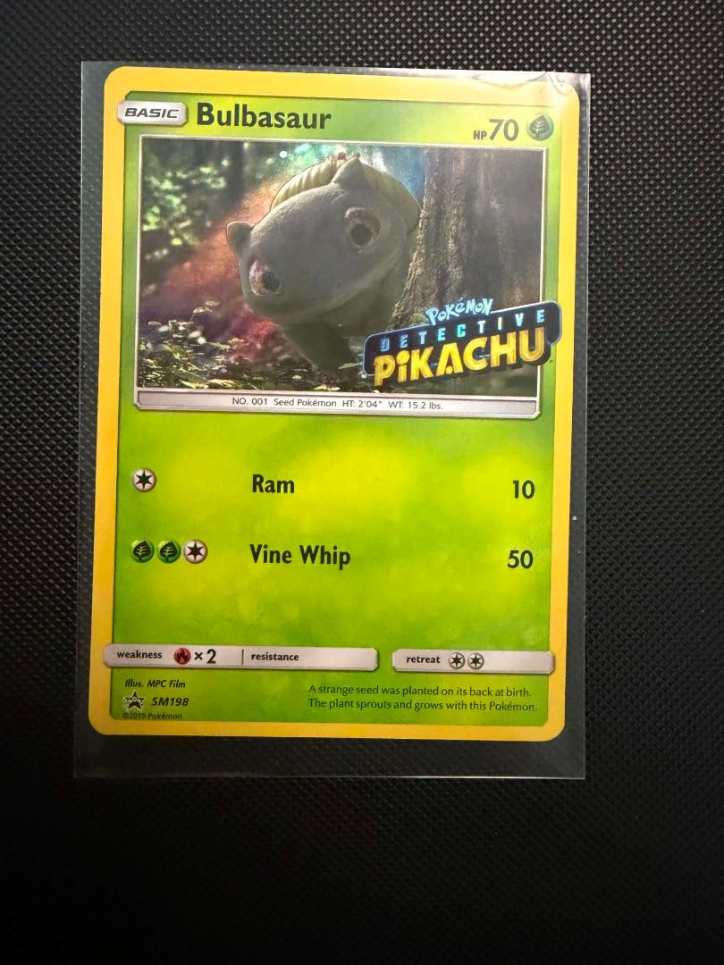 Bulbasaur Detective Pikachu Promo Pokémon Card