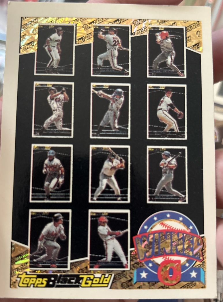 Black and Gold Winner Topps