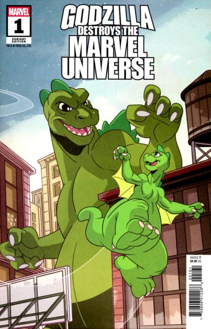 Godzilla Destroys the Marvel Universe #1F Sean Galloway Variant