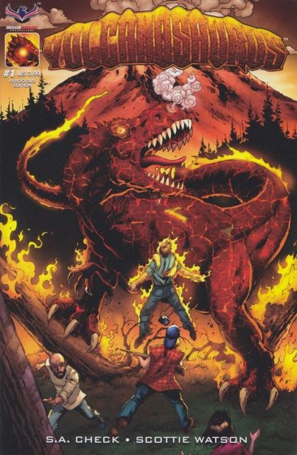 Volcanosaurus #1B Ferocious Edition Cover