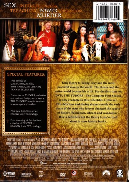 The Tudors: Season 1 Uncut Edition - DVD
