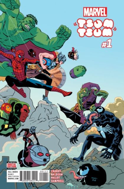Marvel Tsum Tsum #1A Regular Chris Samnee Cover