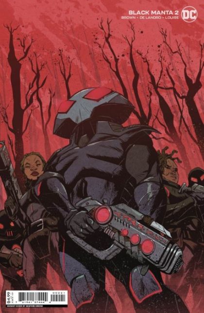 Black Manta #2B Sanford Greene Card Stock Cover
