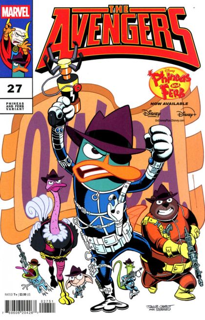 The Avengers, Vol. 9 #27E Jacob Chabot Phineas and Ferb Variant