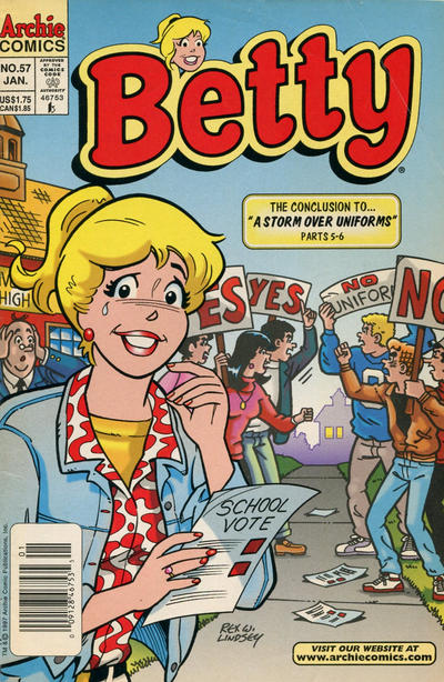 Betty #57B Newsstand Edition