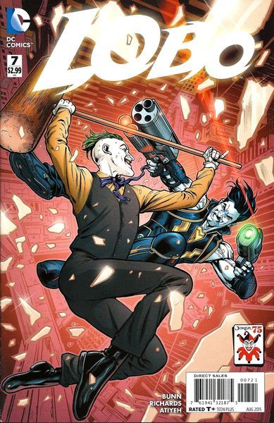 Lobo, Vol. 3 #7B Joker 75th Anniversary Cover