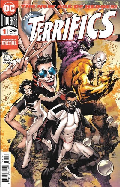 Terrifics #1A Regular Ivan Reis Vertical Foldout Cover