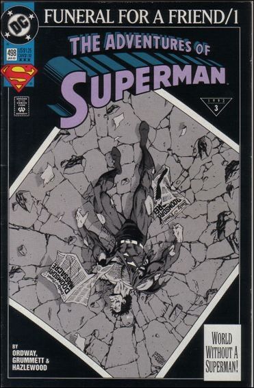 The Adventures of Superman #498D 3rd Printing
