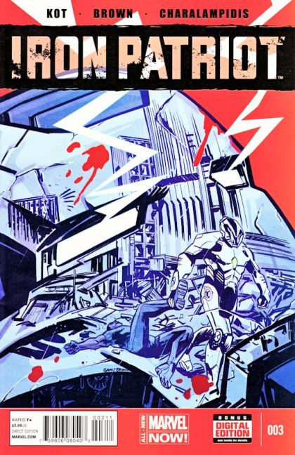 Iron Patriot, Vol. 1 #3A Garry Brown Regular Cover