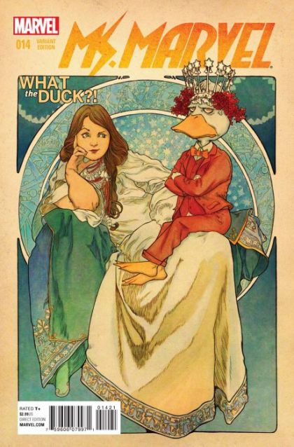Ms. Marvel, Vol. 3 #14B Jenny Frison What the Duck?! Variant