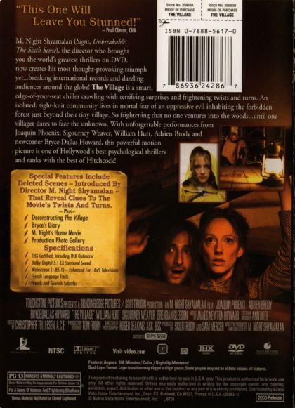 The Village (2004) - DVD