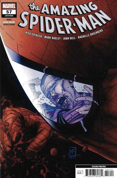 The Amazing Spider-Man, Vol. 5 #57C Marcelo Ferreira Second Printing Variant Cover