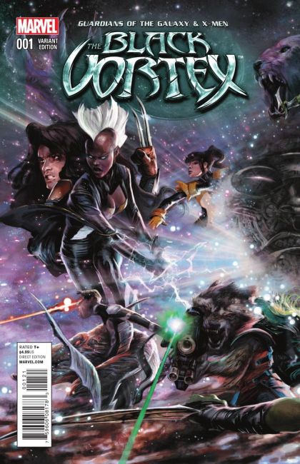 Guardians of the Galaxy & X-Men: The Black Vortex Alpha #1B Alexander Lozano Variant Cover