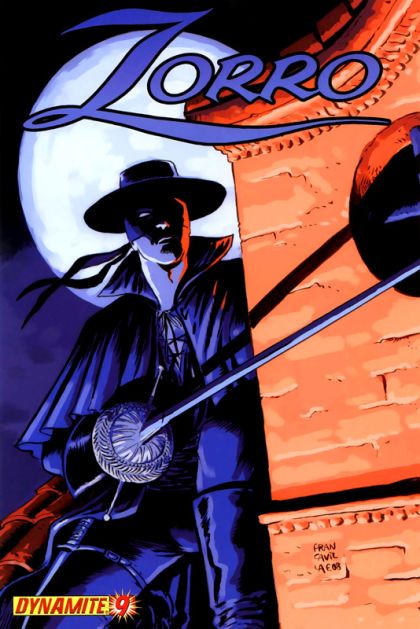 Zorro #9B Regular Francesco Francavilla Cover