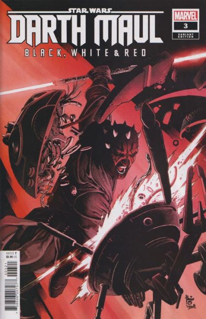 Star Wars: Darth Maul - Black, White & Red #3B Paulo Siqueira Variant