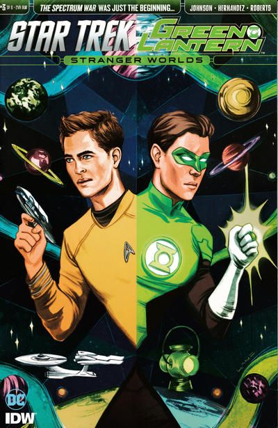 Star Trek / Green Lantern, Vol. 2 #3SUB Variant Sandra Lanz Subscription Cover