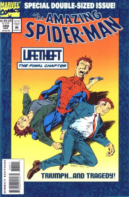 The Amazing Spider-Man, Vol. 1 #388B Deluxe Embossed Foil Direct Edition